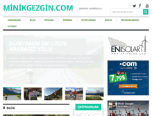 Tablet Screenshot of minikgezgin.com